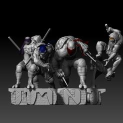 1.jpg Fichier 3D Teenage Mutants Ninja Turtles TMNT・Modèle à imprimer en 3D à télécharger, icon_one
