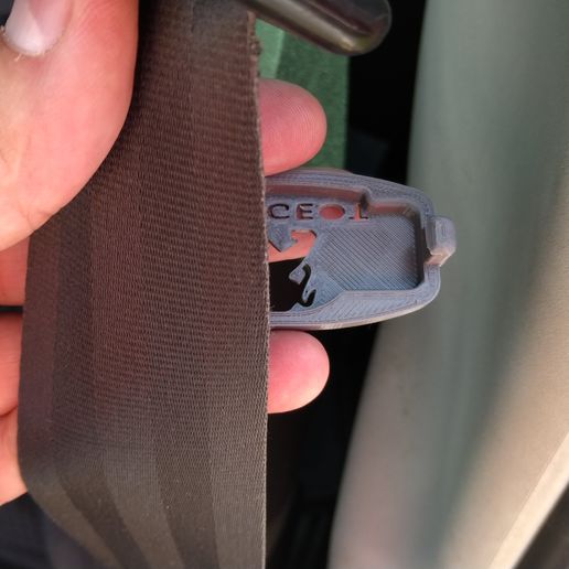 PEUGEOT CLIP FOR THE SEAT BELT 3D model