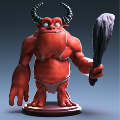 roundtable_Beatuy_DeMain_0000.png Cavetroll 3D Miniature - andor junior the family fantasy game