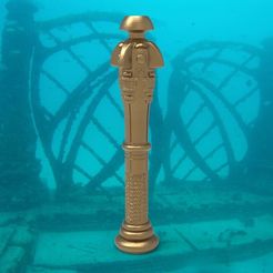 Warlordstotem.JPG Download free STL file Warlords of Atlantis Golden Totem Statue • 3D printer template, BigMrTong