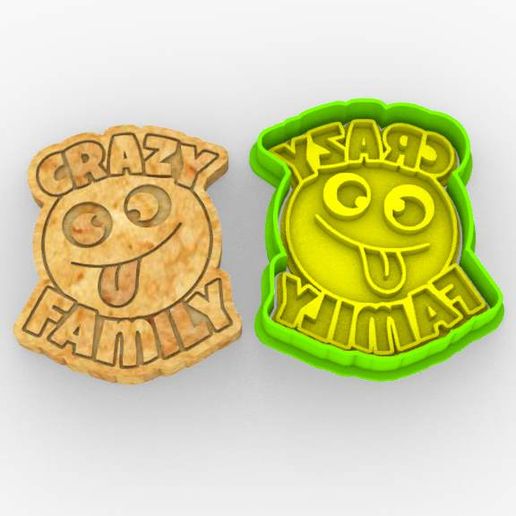 crazy family 3D model
