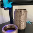 Cylinder textured box