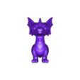 CuteDragon.obj Cute Dragon 3D Printable STL 3MF file