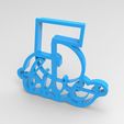 555.93.jpg numbers cookie cutters full pack 12 stl  models set ready for 3D printing
