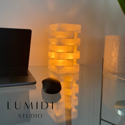 1.png STL file TORRE JATZ TABLE LAMP・3D printer model to download, LUMIDI