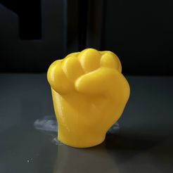4B89C8B2-82DC-4DD8-BFA6-E738171C05D3.jpg STL-Datei Emoji Hand - Erhobene Faust ✊・3D-Druckvorlage zum Herunterladen