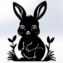 3-3.jpg Cute Bunny, Easter bunny line art, Easter bunny wall art, Easter bunny decor, bunny