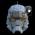 front-2.png Full Metal Helmet with attachments 3d print file