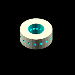 moyeu de roue � rayon.png Download free STL file Spoke wheel hub • 3D printable object, Rias3d