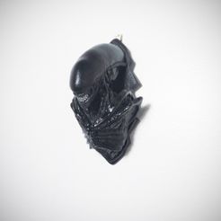 alien-wall-mount.jpg Archivo STL gratis Xenomorph Busto de pared・Objeto imprimible en 3D para descargar