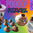 poop-straw-topper.png Poooooooooop Strohhalm-Topper