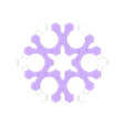 TOPOG WA H 6X small 3Augmented Hexa Prism.stl concave hexacyclic handlebody 1; convex hexacyclic handlebody 1