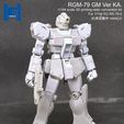 2.jpg 1/144 RGM-79 gm Ver. ka 3D printing conversion kit for EG RX-78-2