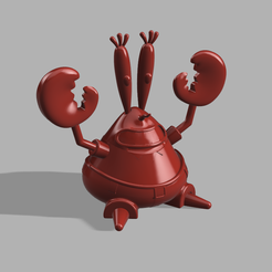 krabs1.png STL file mr krabs・Template to download and 3D print