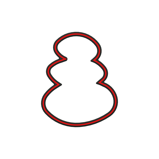 Rock Stack Cookie Cutter STL File - 4 inches