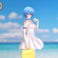 Rei_Summer_Close_1.png Asuka and Rei Summer Dress - Evangelion Anime Figurine STL for 3D Printing