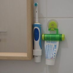 shelf_oralb_pic.jpg Clip-on Oral-B Vitality toothbrush holder for IKEA Nissedal mirror