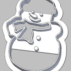 Snowman.JPG Archivo STL Cortador de galletas para muñecos de nieve Schneemann・Objeto de impresión 3D para descargar, 3d-print-ka