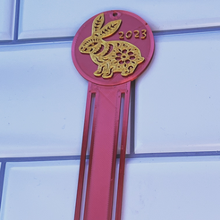 992DA263-3C49-4973-8468-6AA8A20E39C9.png STL-Datei 2023 Chinesisches Neujahrsjahr-Jahr des Hasen "Handelslizenz"・3D-druckbares Design zum Herunterladen