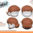 wig-disp2.jpg [KABBIT WIG] Upturned Otter Wig for Kabbit - (For FDM and SLA Printing)