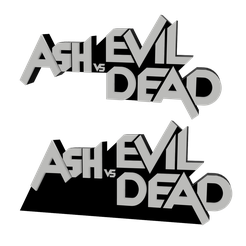 3.png Fichier STL 3D MULTICOLOR LOGO/SIGN - Ash vs THE EVIL DEAD (Deux Variations)・Design à télécharger et à imprimer en 3D