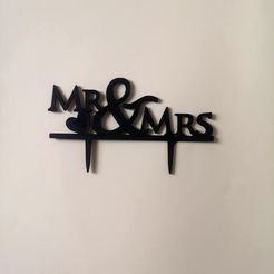 IMG_20210719_114223.jpg STL file Wedding silhouette cake topper 2・3D printer design to download