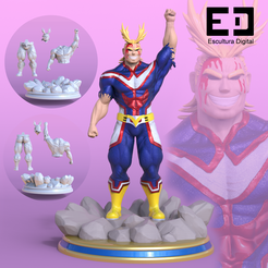 principal.png STL file All Might・3D printing design to download