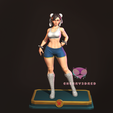 2.png ( No AI slop) Pin-up Chun li Outfit2 - 3D print STL
