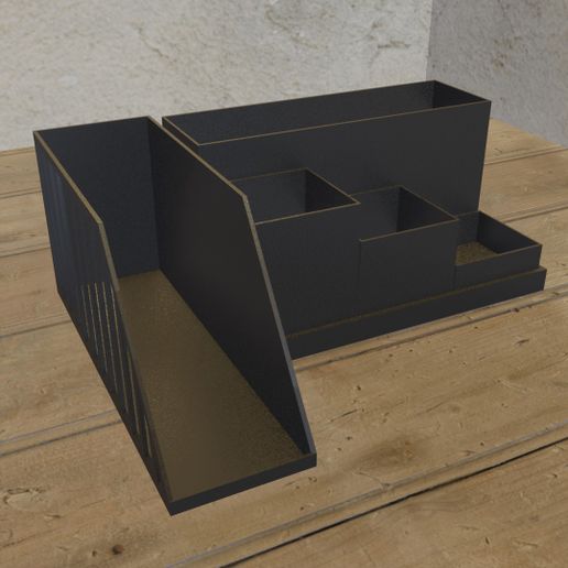 Desk Stationery Organizer 3D model