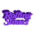 rollin stones elevadas.stl Rolling Stones, Logo, Poster, Sign, Signboard, Rock band, rock music band