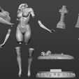 vampirella-3d-model-stl-3.jpg Vampirella Sexy Statue  STL File for 3D Print