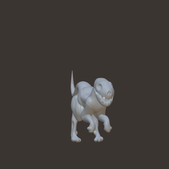 A4C6B9E5-E5B5-4C58-B09B-2F605CCABE1D.png Free STL file Raptor body, skull head・3D printable design to download