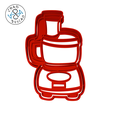 Pastry-Robot-3-9cm-2pc-CP.png Food Processor - Pastry - Cookie Cutter - Fondant - Polymer Clay
