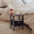 IMG_1329.jpg Night Stand, Table, End Table, Side Table with Removeable Bin Drawer