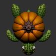 2.jpg Print In Place Cute Flexi Pumpkin Turtle