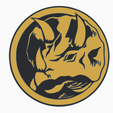 Triceratops2.png BLUE POWER RANGER CREST/POWER COIN/DECAL TRICERATOPS MIGHTY MORPHIN POWER RANGERS