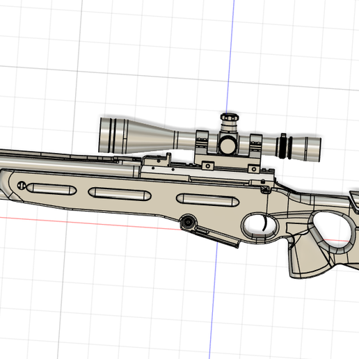 👽 SV98 CAD model・ STP File for 3D printing・Cults