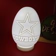 IMG_20231226_180733092.jpg Dallas Cowboys FOOTBALL EASTER EGG FILLABLE AND OR TEALIGHT