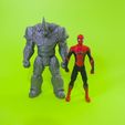 1.jpg Spider-Man and Rhino / print in place FREE