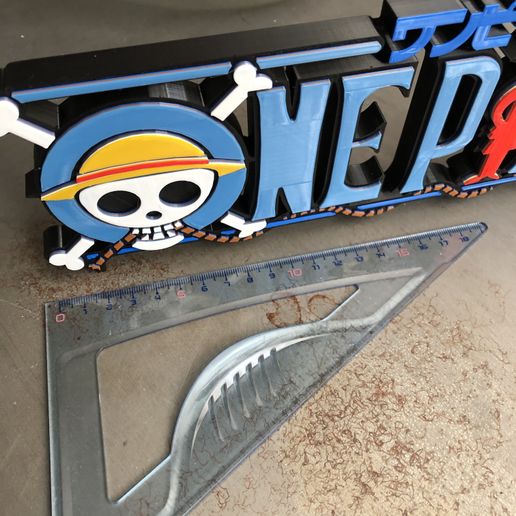 💬 LOGO ONE PIECE・3D Print with the Cr10 v2 3D printer・Cults