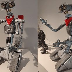 image1.jpeg Файл 3D Реплика робота Джонни 5・Дизайн для загрузки и 3D-печати