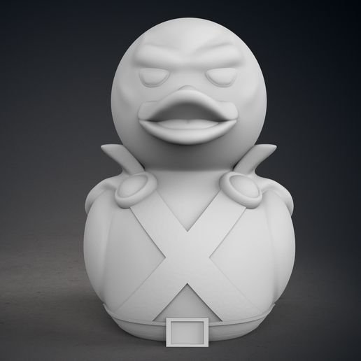 🦆 Cute Martian Manhunter Ruber Duck・ STL File for 3D printing・Cults