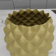 HighQuality1.png 3D Pineapple Planter with 3D Print Stl Files and Gift for Mom & Pineapple Decor, Indoor Planter, 3D Printing, Planters, Succulent Planter