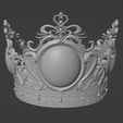 4.jpg 3D Model of Princess Peach Crown for 3d printing, movie desing