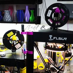 892df022-90ab-46ae-b506-d4776cd6719f.jpg 3D-Datei FLSUN SR / Q5 Filament Adapter / Halterung kostenlos・Design für 3D-Drucker zum herunterladen