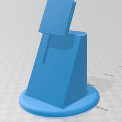 Ständer.jpg STL-Datei Base-Plate , Ständer für Modellköpfe・Vorlage für 3D-Druck zum herunterladen