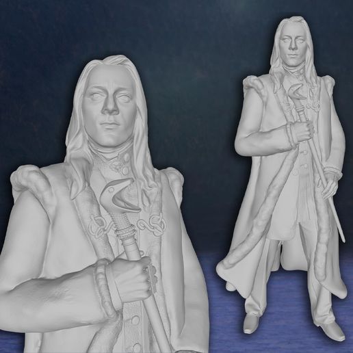 Lucius Malfoy Harry Potter Action Figure Custom 3D Print Model 3D print model