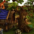 5.jpg MIDDLE AGES MEDIEVAL PEASANT FIELD TOWN TREES HOUSE TERRAIN 3D MODEL