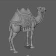 RENDER5.jpg Detailed Arabian Camel - Saddled Desert Mount