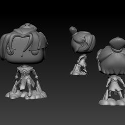 ZBrush-Document.jpg Archivo STL Funko Azula Avatar・Diseño de impresión en 3D para descargar